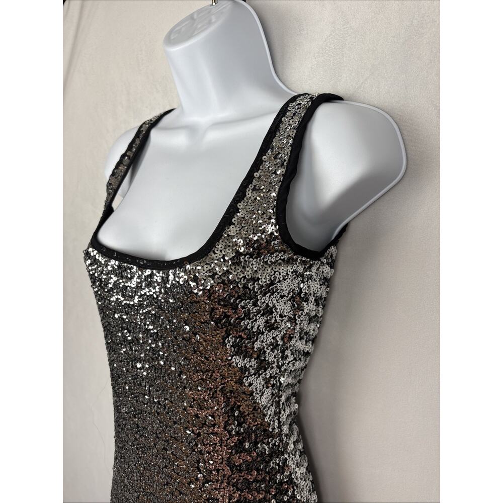 NEW Mark Wong Nark Sequin Bodycon Mini Dress Women Small Party Night Out Festive - Picture 4 of 11